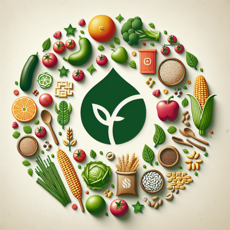 produtos de alimentação sustentável