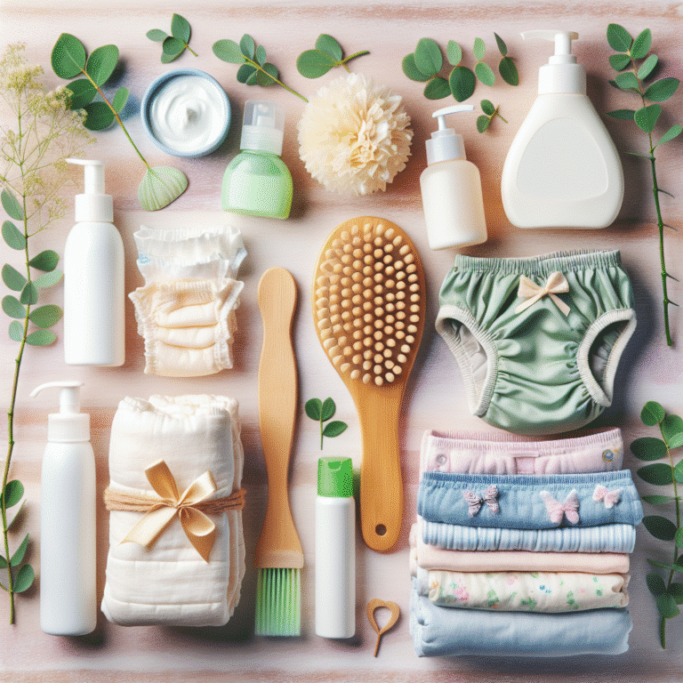 Produtos de higiene sustentável para bebês: escolha consciente