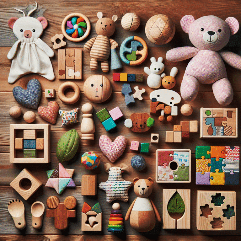 Os melhores brinquedos educativos e naturais para o desenvolvimento infantil