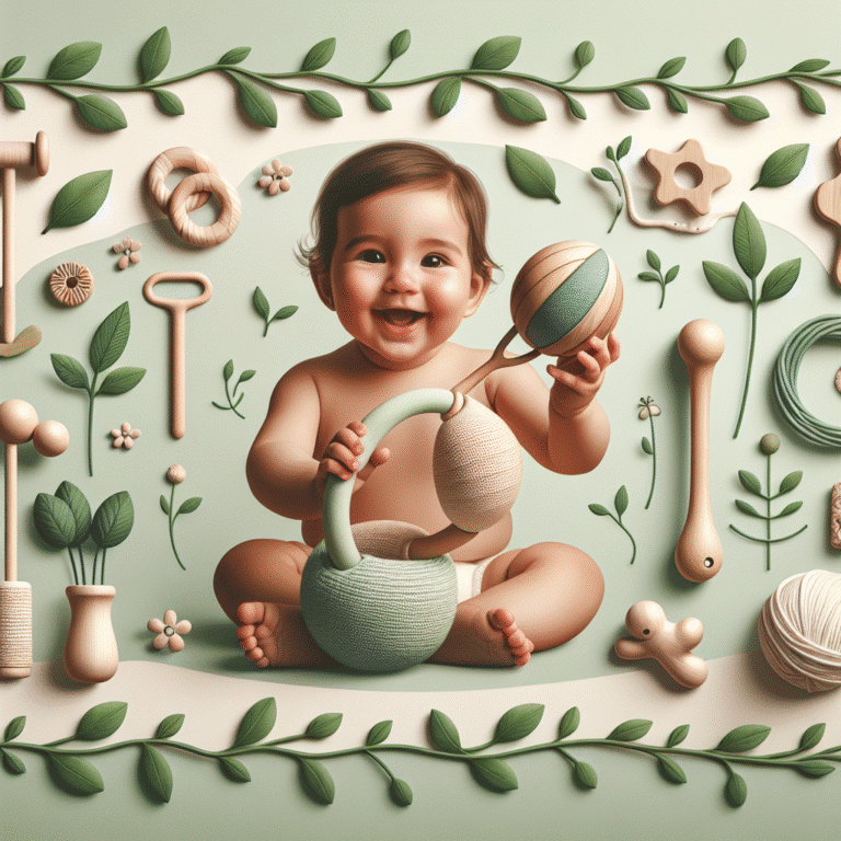 Brinquedos ecológicos para bebês: conceito e benefícios