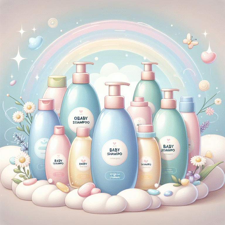 Shampoos orgânicos para bebês: limpeza suave com ingredientes naturais