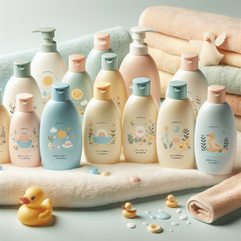 Shampoos orgânicos para bebês: suavidade e segurança em cada banho