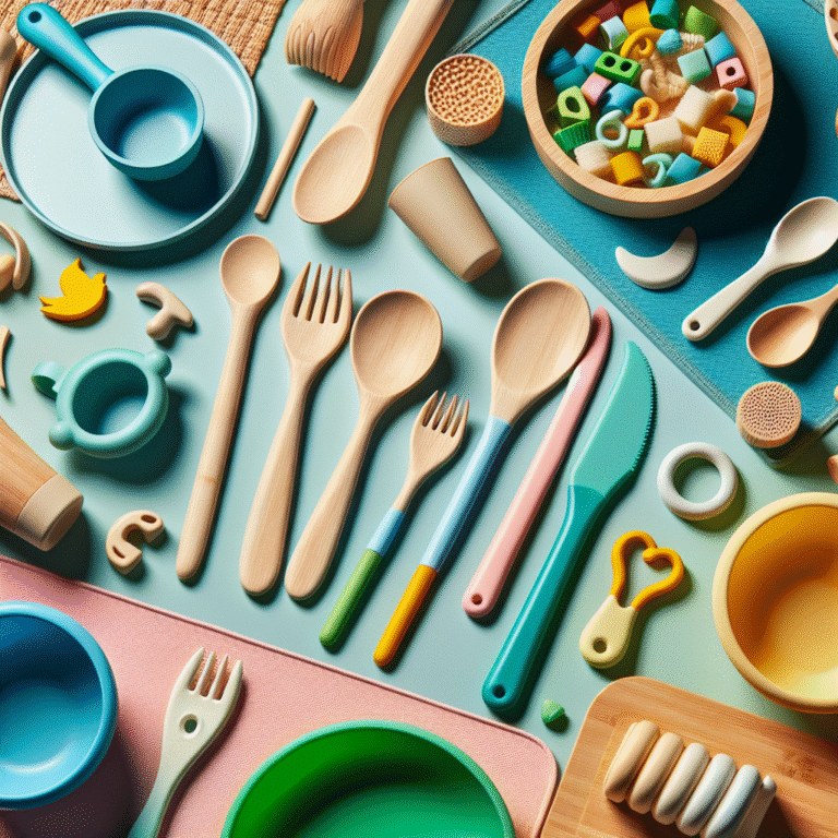utensílios sustentáveis para a alimentação infantil