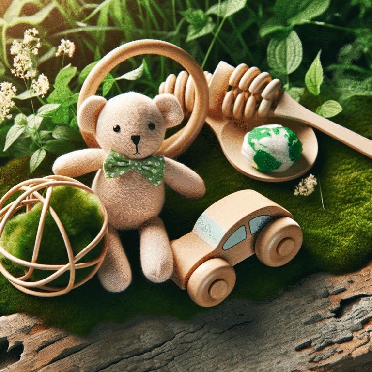 Brinquedos ecológicos para bebês: a escolha consciente