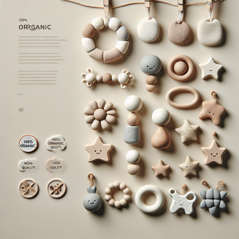 Mordedores orgânicos para recém-nascidos: segurança e qualidade