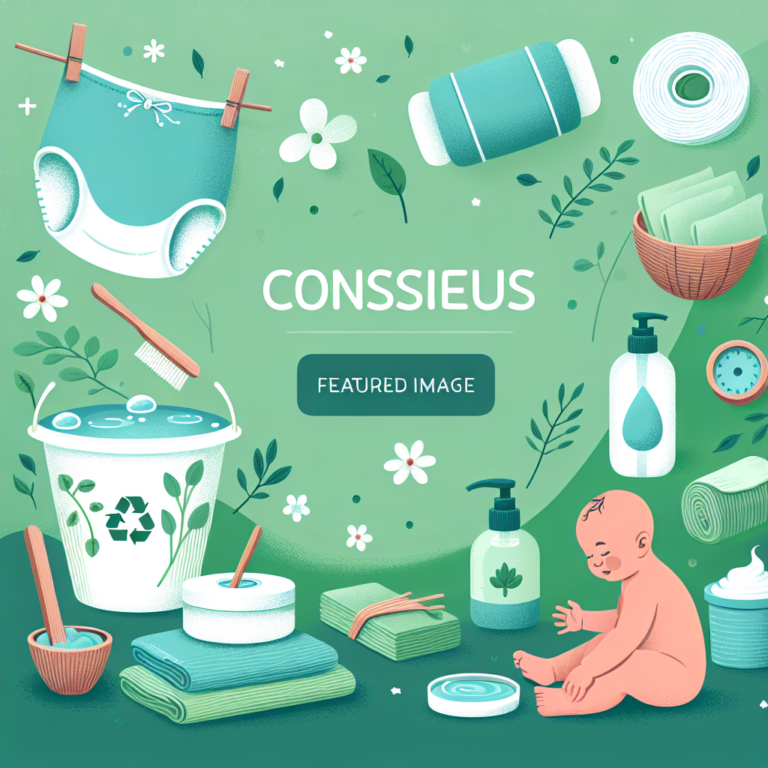 Produtos de higiene sustentável: como cuidar do seu bebê com consciência