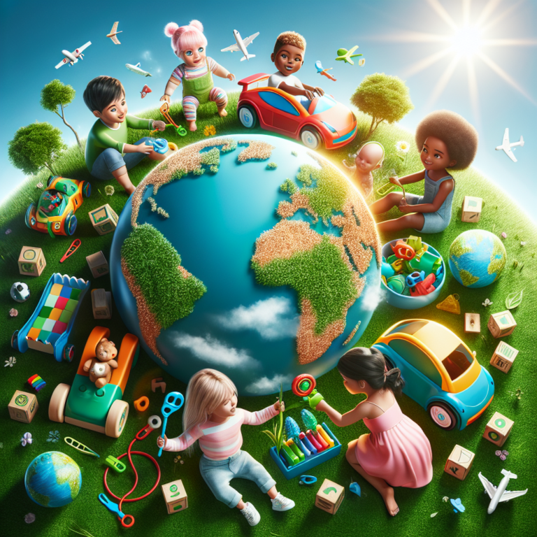 Brinquedos biodegradáveis: cuidando do planeta desde cedo