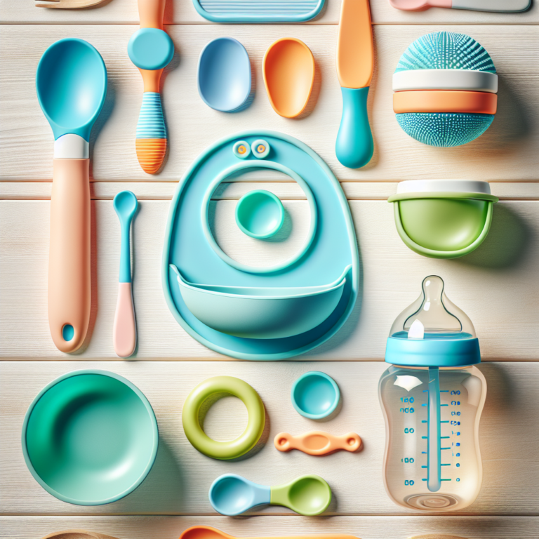 utensílios seguros para alimentação de bebê