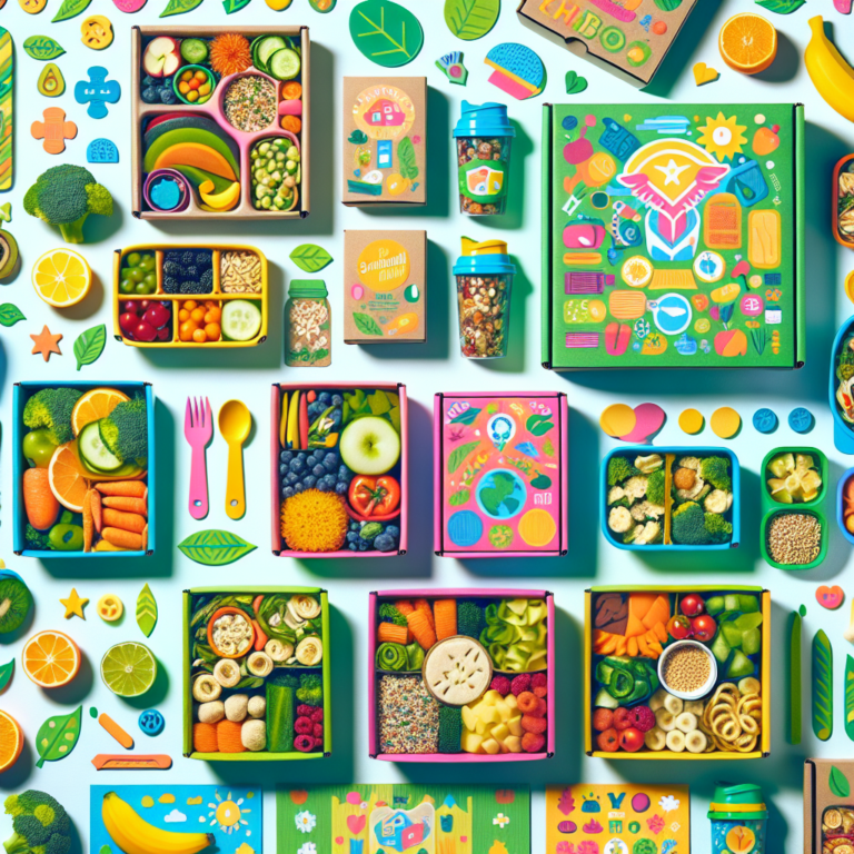 kits de alimentação sustentável para crianças