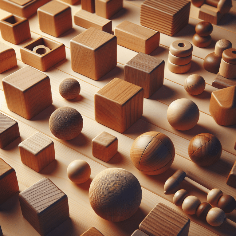 Brinquedos de madeira para recém-nascidos: durabilidade e estética