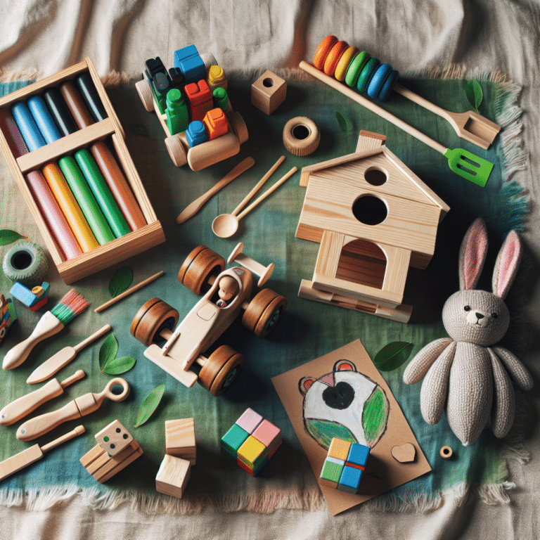 Brinquedos ecológicos para meninos e meninas: diversão para todos