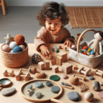 Brinquedos naturais para desenvolvimento infantil: o impacto positivo